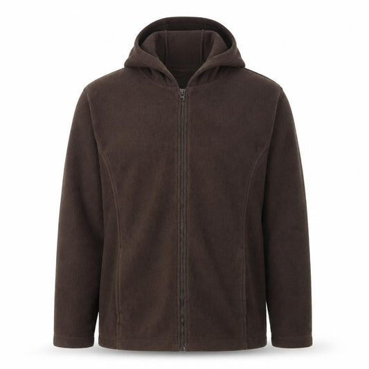 Nouveau Edition Mens Brown Jacket Size M Zip - Pockets