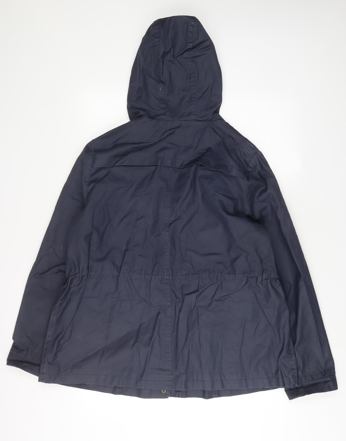 Debenhams Womens Blue Jacket Coat Size 16 Button - Pockets