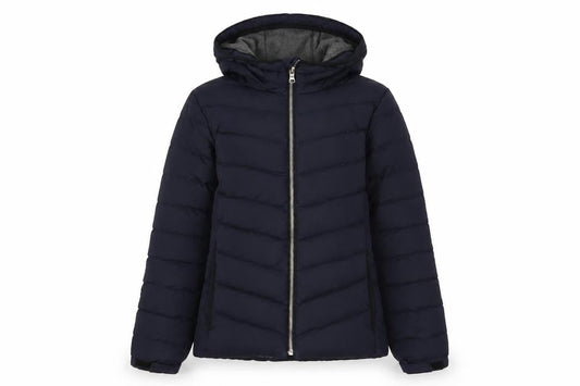 Gap Womens Blue Quilted Coat Size XS Zip - Pockets