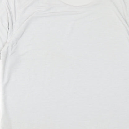 Rohan Womens Grey Polyester Basic T-Shirt Size S Crew Neck