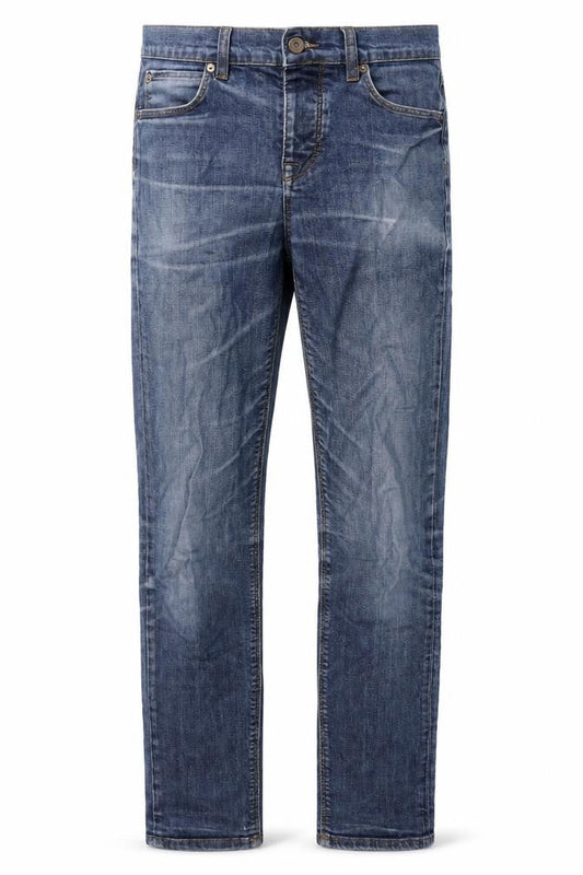 ASOS Mens Blue Cotton Skinny Jeans Size 28 in L31 in Regular Zip