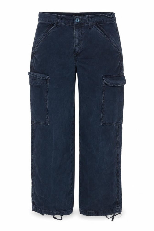 ASOS Womens Blue Cotton Straight Jeans Size 10 L30 in Regular Zip - Cargo Style