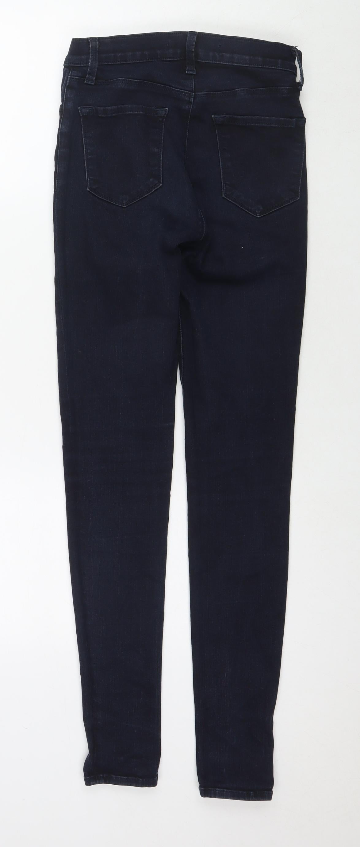J Brand Womens Blue Cotton Skinny Jeans Size 26 in L28 in Regular Zip