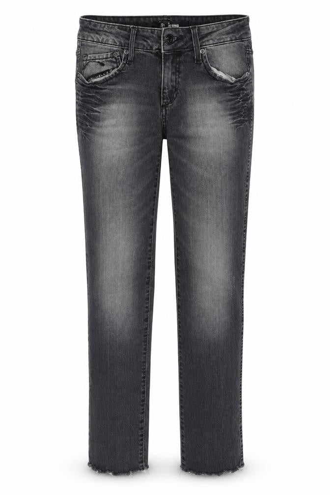 &Squin Womens Grey Cotton Skinny Jeans Size 27 in L30 in Regular Zip