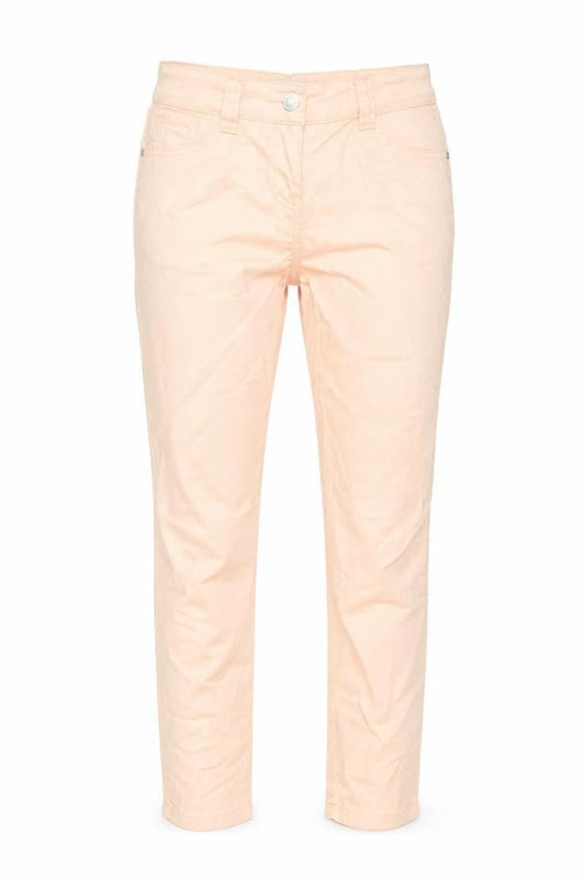 Yes Yes Womens Pink Cotton Straight Jeans Size 8 L25 in Regular Zip