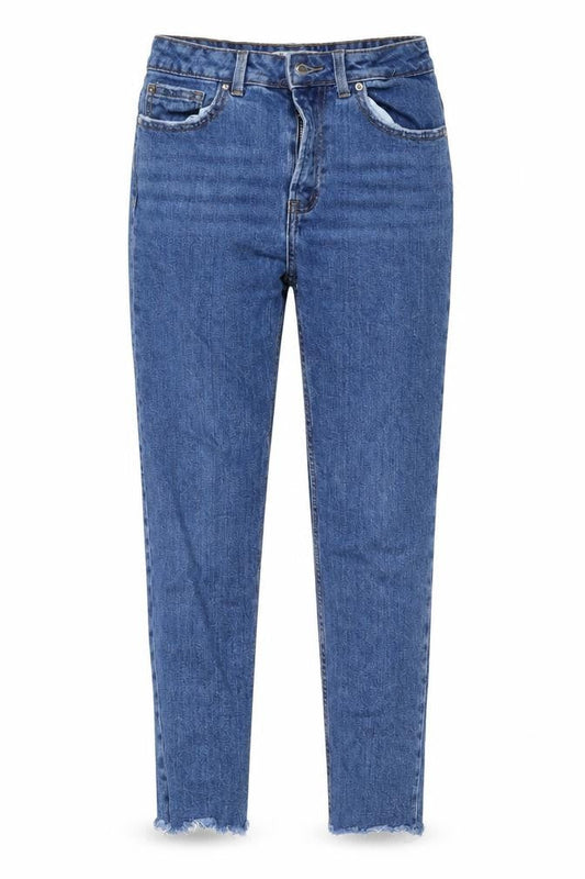 Denim & Co. Womens Blue Cotton Skinny Jeans Size 8 L25 in Regular Zip