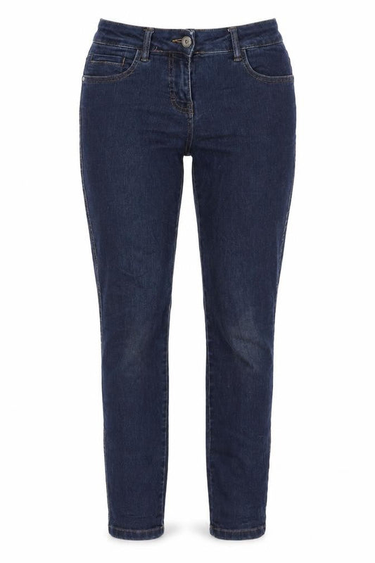 TU Womens Blue Cotton Skinny Jeans Size 10 L27 in Regular Zip