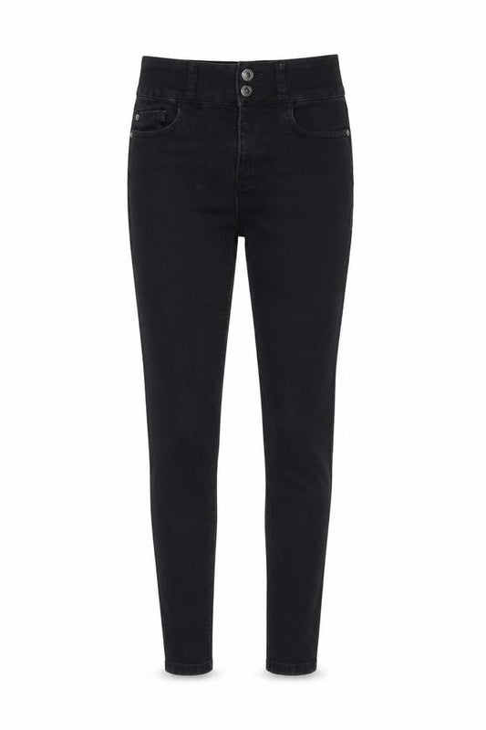 New Look Womens Black Cotton Skinny Jeans Size 8 L23 in Regular Zip