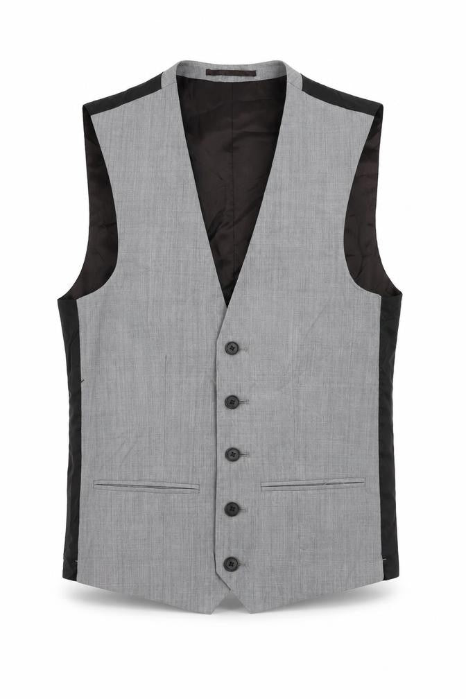 NEXT Mens Grey Wool Jacket Suit Waistcoat Size 34 Regular