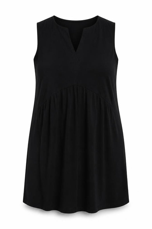NEXT Womens Black Polyester Shift Size 14 V-Neck Pullover