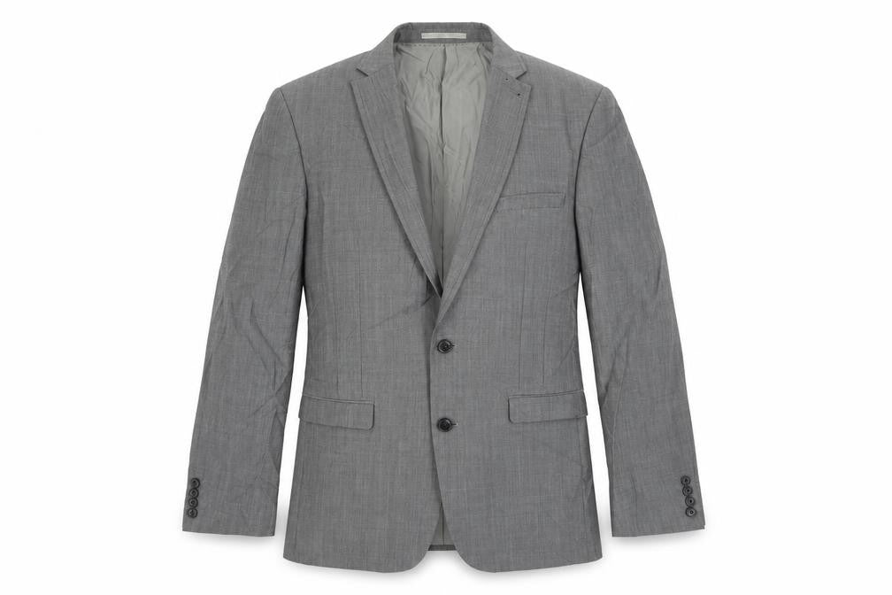 NEXT Mens Grey Wool Jacket Suit Jacket Size 38 Regular