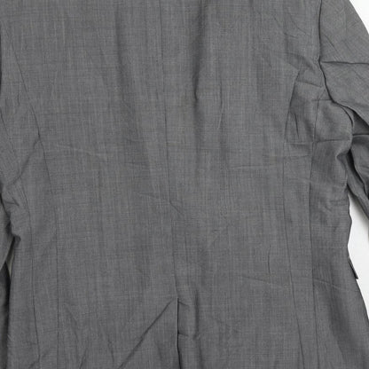 Next Mens Grey Wool Jacket Suit Jacket Size 38 Regular
