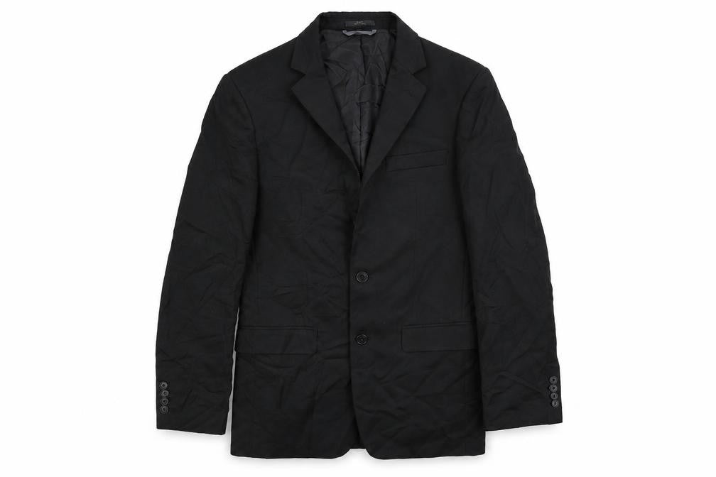 Marks & Spencer Mens Black Polyester Jacket Suit Jacket Size 38 Regular