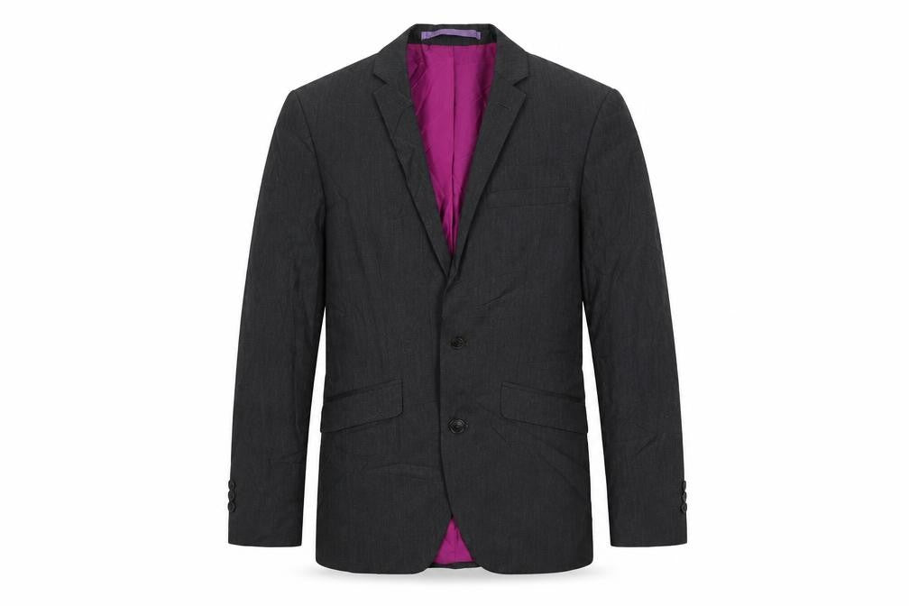 Marks & Spencer Mens Grey Polyester Jacket Suit Jacket Size 34 Regular