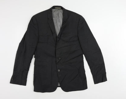 Next Mens Grey Wool Jacket Suit Jacket Size 38 Regular