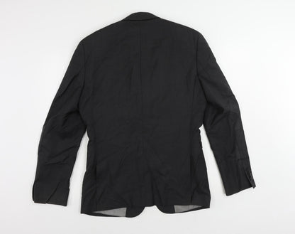 Next Mens Grey Wool Jacket Suit Jacket Size 38 Regular