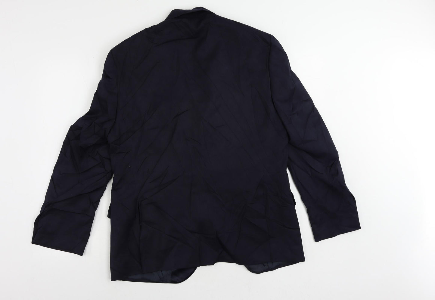 Marks and Spencer Mens Blue Polyester Tuxedo Suit Jacket Size 40 Regular