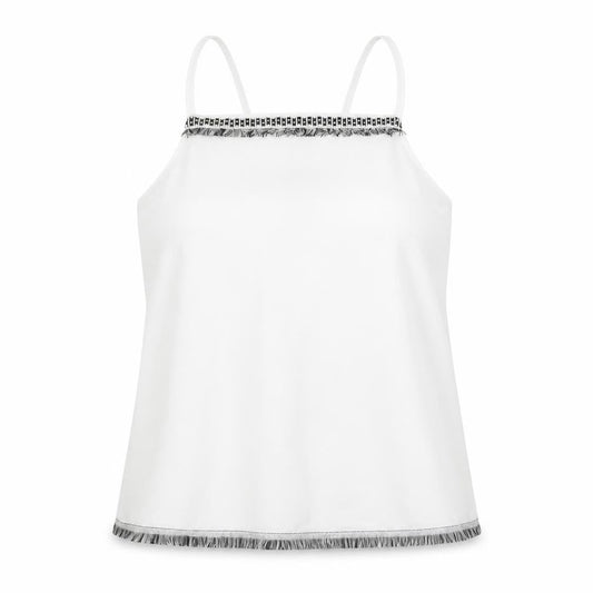 NEXT Womens White Polyester Camisole T-Shirt Size 14 Square Neck