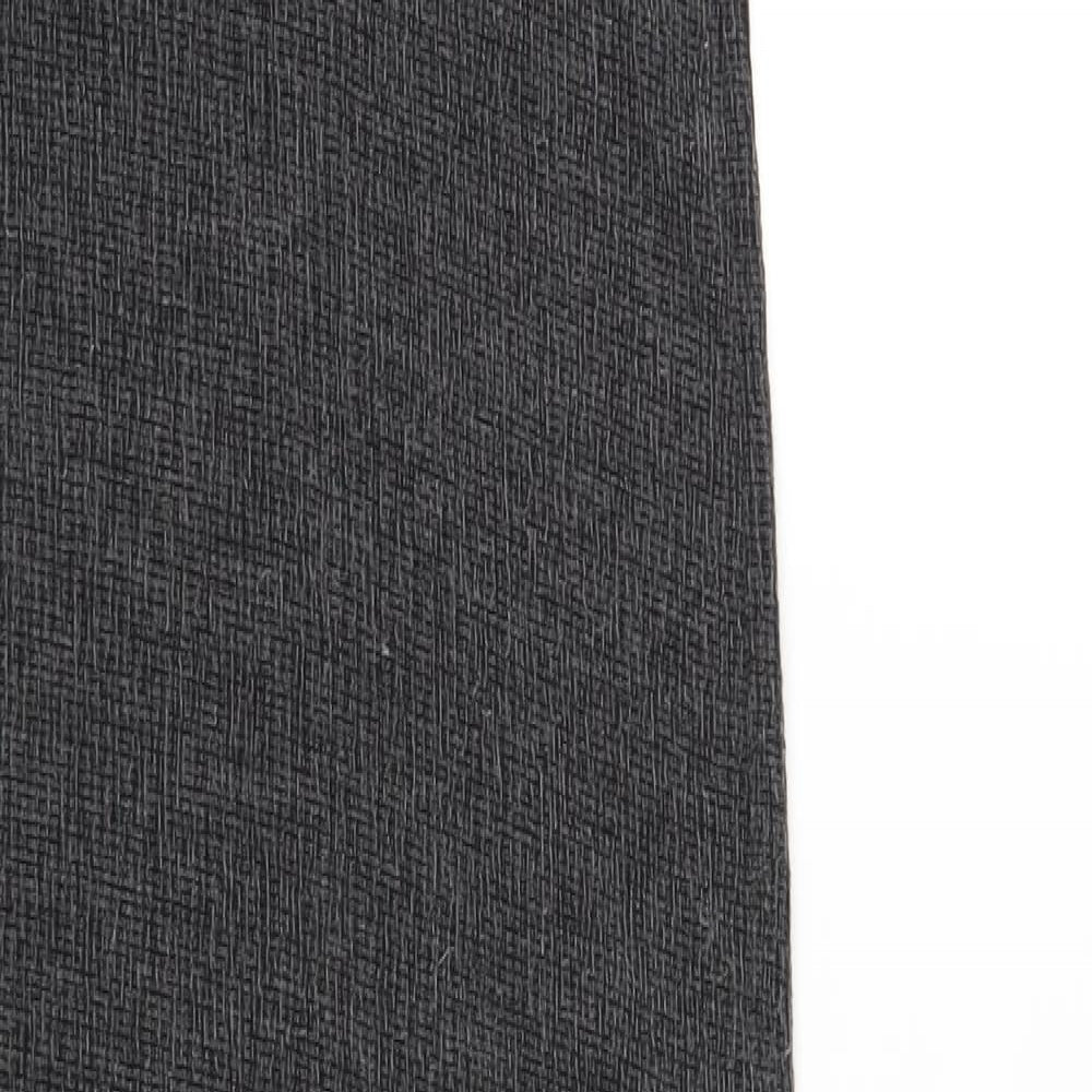 Topshop Womens Grey Polyester Bodycon Size 10 Sweetheart Pullover