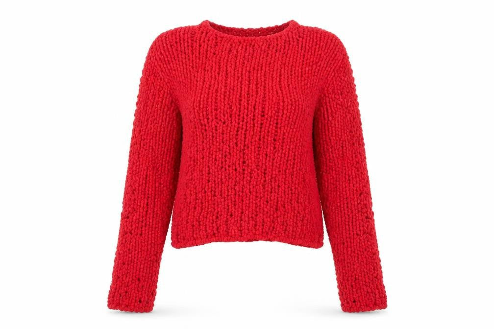 H&M Womens Pink Round Neck Polyester Pullover Jumper Size L