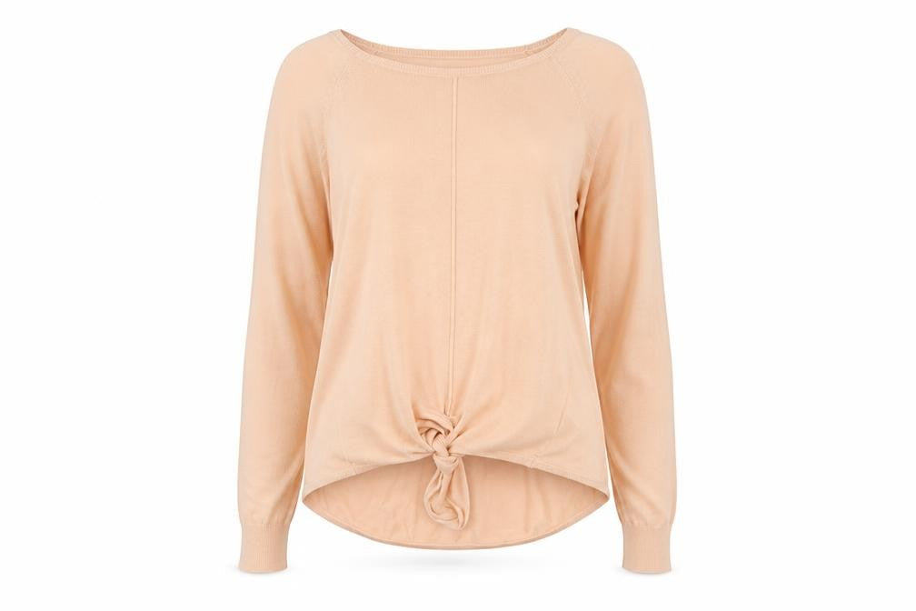 Marks & Spencer Womens Pink Round Neck Viscose Pullover Jumper Size M