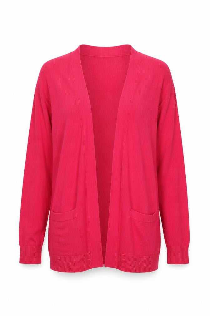 Gap Womens Pink V-Neck Cotton Cardigan Jumper Size S