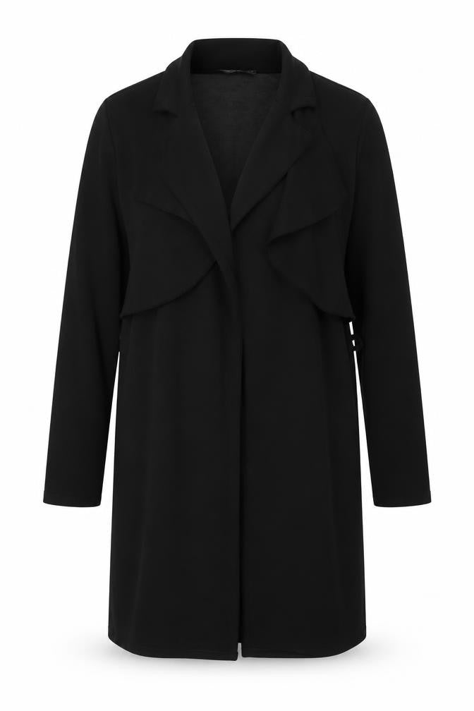 Boohoo Womens Black Kimono Jacket Size 12