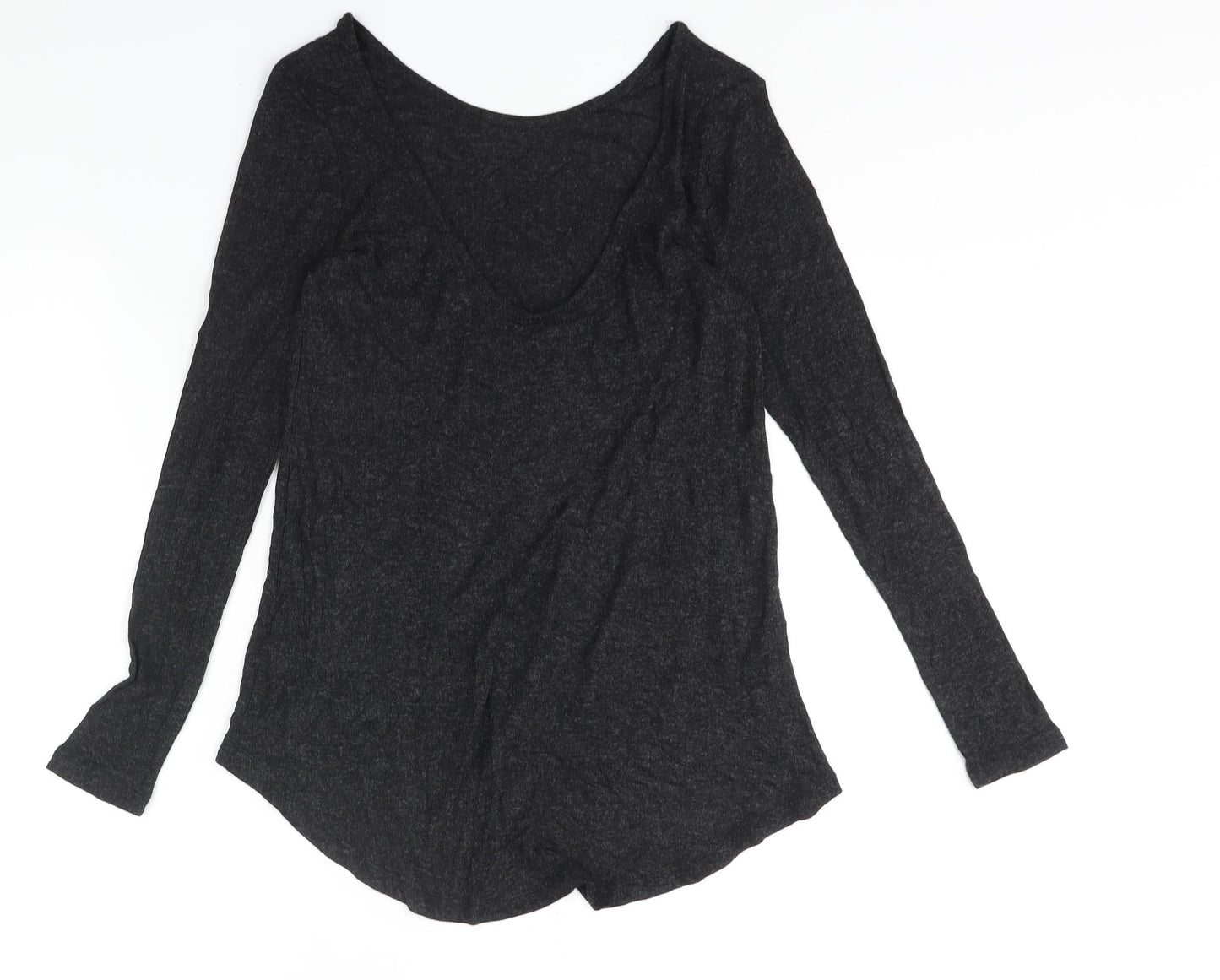 ASOS Womens Black Boat Neck Viscose Pullover Jumper Size 10