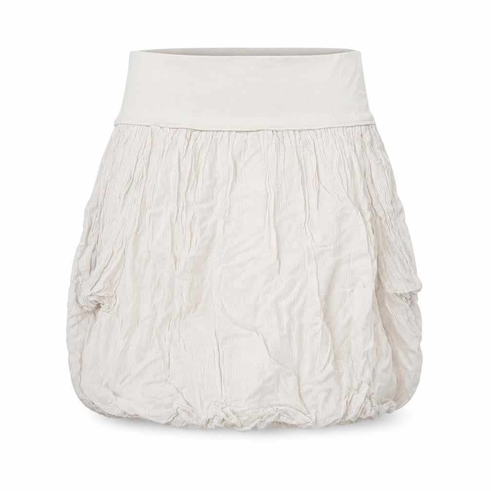 Zara Womens Beige Polyester A-Line Skirt Size S - Mushroom