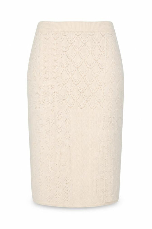 Marks & Spencer Womens Beige Acrylic A-Line Skirt Size M