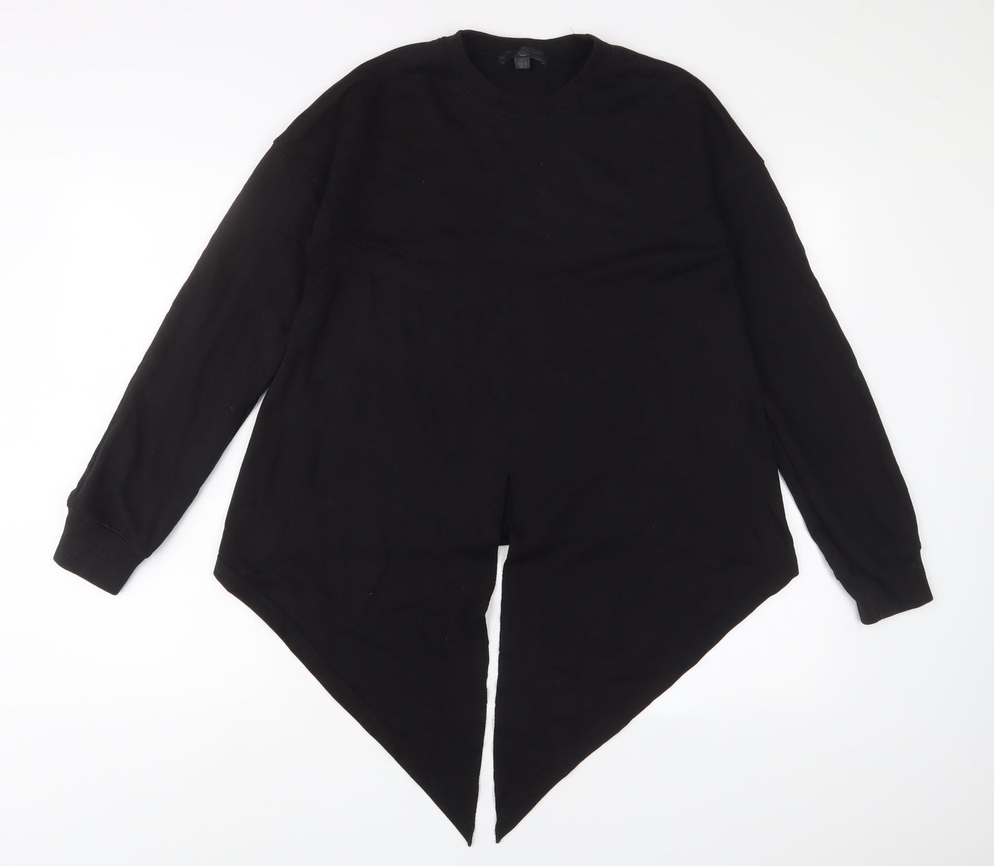 Missguided Womens Black Polyester Pullover Sweatshirt Size 8 Pullover