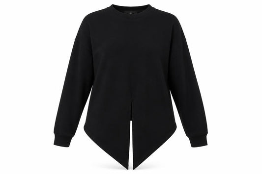 Missguided Womens Black Polyester Pullover Sweatshirt Size 8 Pullover