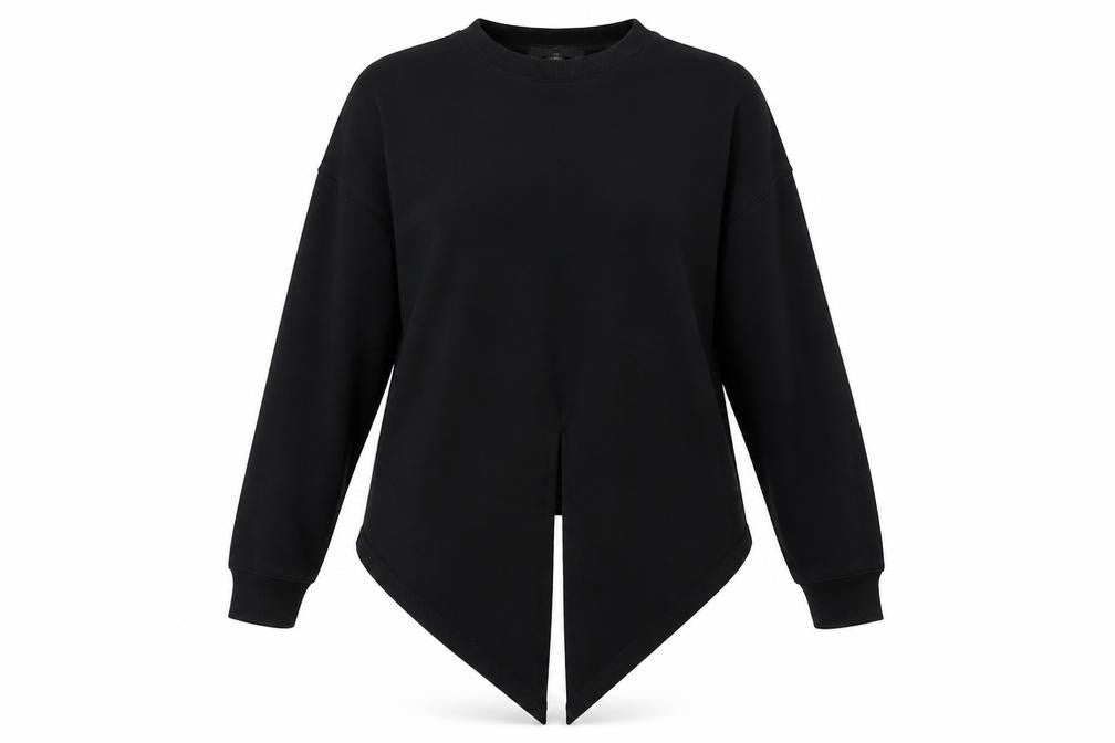 Missguided Womens Black Polyester Pullover Sweatshirt Size 8 Pullover