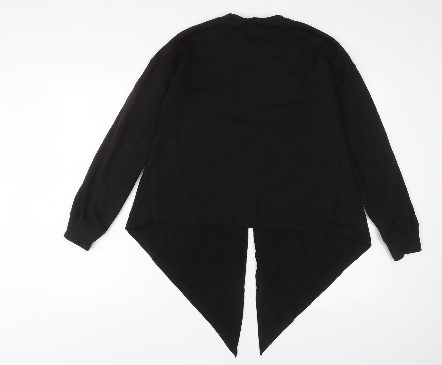 Missguided Womens Black Polyester Pullover Sweatshirt Size 8 Pullover
