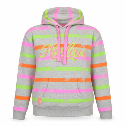 Henleys Womens Multicoloured Striped Cotton Pullover Hoodie Size XS Pullover