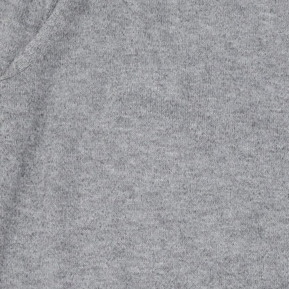 John Lewis Womens Grey V-Neck Acrylic Pullover Jumper Size L
