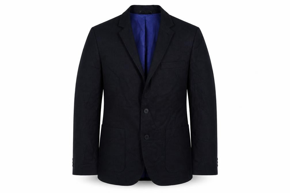 Marks & Spencer Mens Blue Polyester Jacket Suit Jacket Size 40 Regular