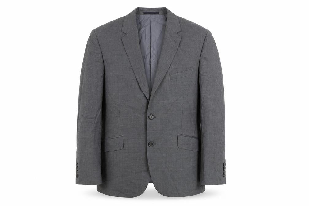 Marks & Spencer Mens Grey Polyester Jacket Suit Jacket Size 42 Regular
