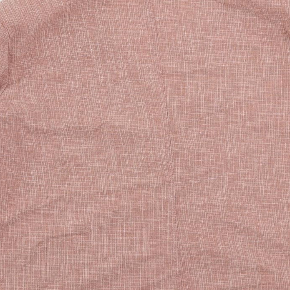 Country Collection Womens Pink Jacket Blazer Size 16 Button - Lightweight