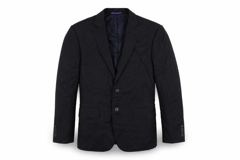 Marks & Spencer Mens Black Polyester Jacket Suit Jacket Size 40 Regular