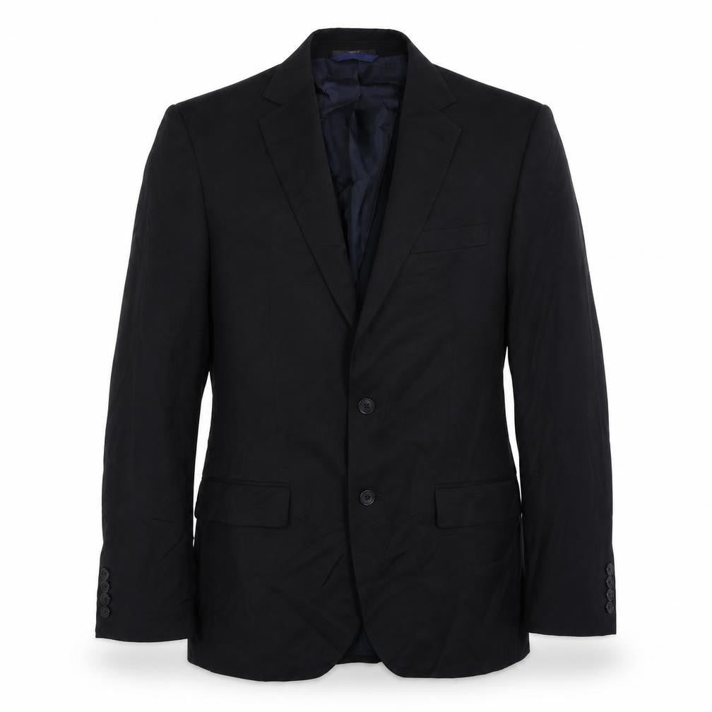 Marks & Spencer Mens Black Polyester Jacket Suit Jacket Size 38 Regular