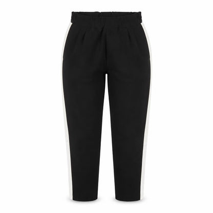 Zara Womens Black Polyester Carrot Trousers Size M L25 in Regular