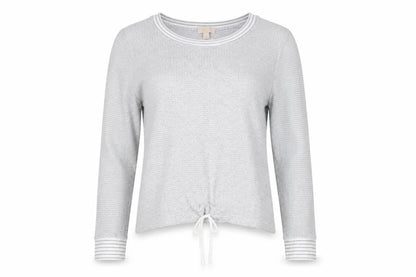 Gap Womens Grey Viscose Pullover Sweatshirt Size M Pullover - Drawstring Hem