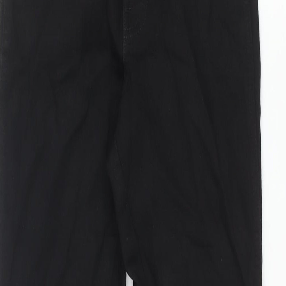 H&M Womens Black Cotton Skinny Jeans Size 6 L26 in Regular Zip