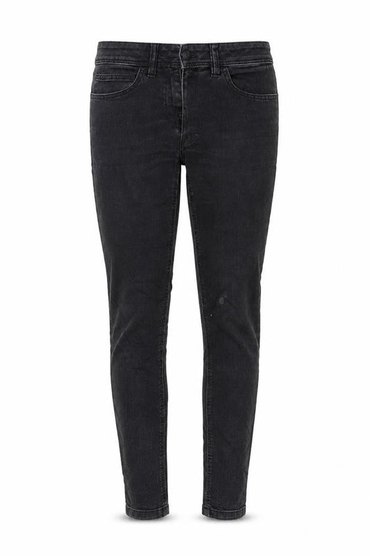 Next Womens Black Cotton Skinny Jeans Size 8 L30 in Regular Zip