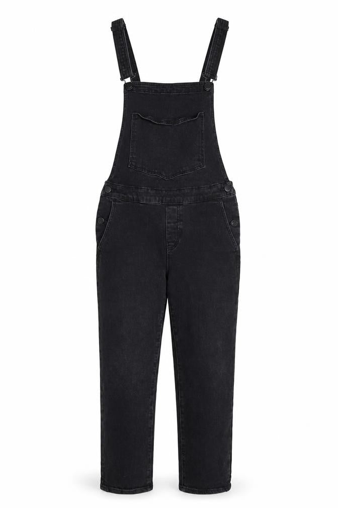 BDG Womens Black Cotton Dungaree One-Piece Size S L27 in Button