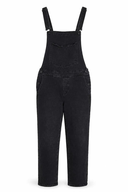 BDG Womens Black Cotton Dungaree One-Piece Size S L27 in Button