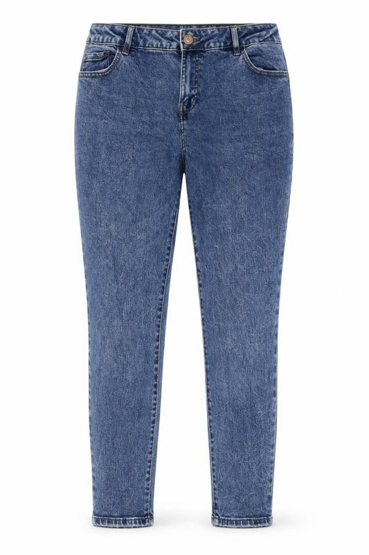 George Womens Blue Cotton Skinny Jeans Size 8 L30 in Regular Zip