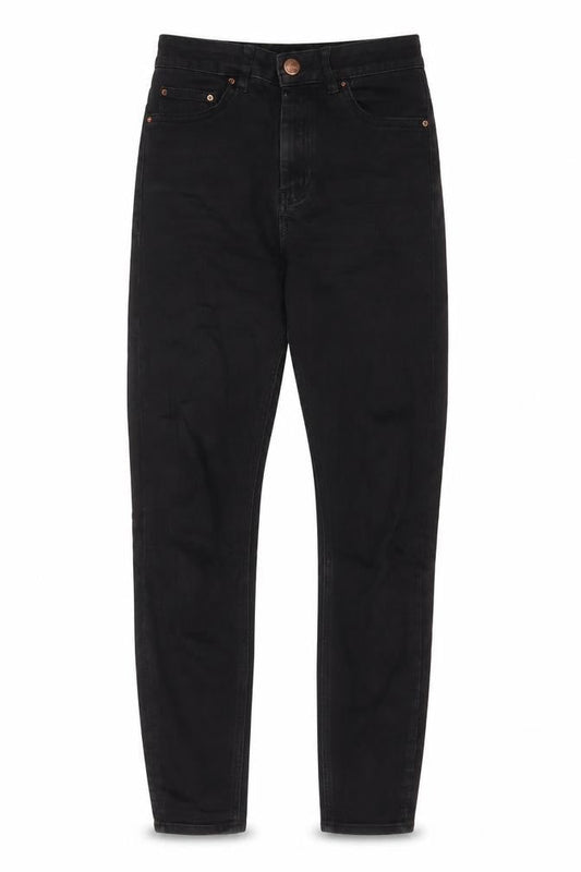 ASOS Womens Black Cotton Skinny Jeans Size 28 in L32 in Regular Zip