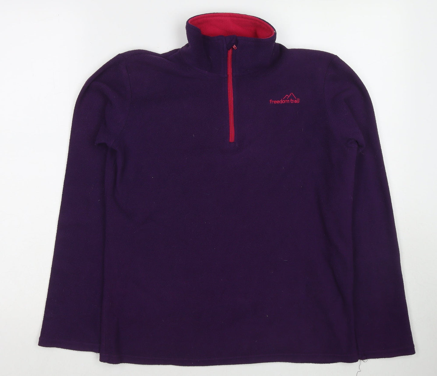 Freedom Trail Womens Purple Polyester Pullover Sweatshirt Size 6 Pullover